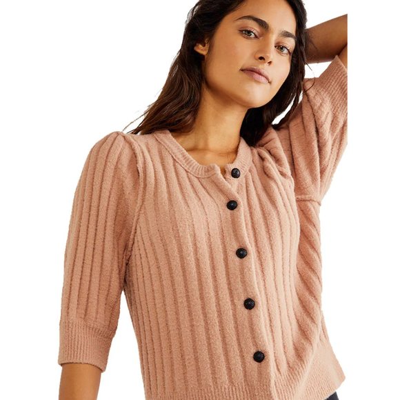 Free People Sweaters - Free People Sloane Cardi Cafe Cream NWT Size X-Small